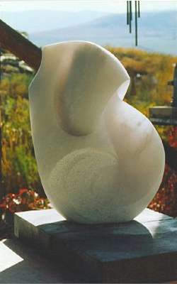 anhydrite sculpture - mergence