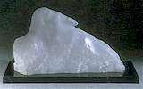 anhydrite sculpture - snowdrift